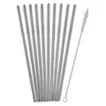 Reusable Stainless Steel Straws - 10 Pack at Spencer's