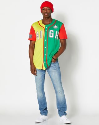 rasta button down shirts