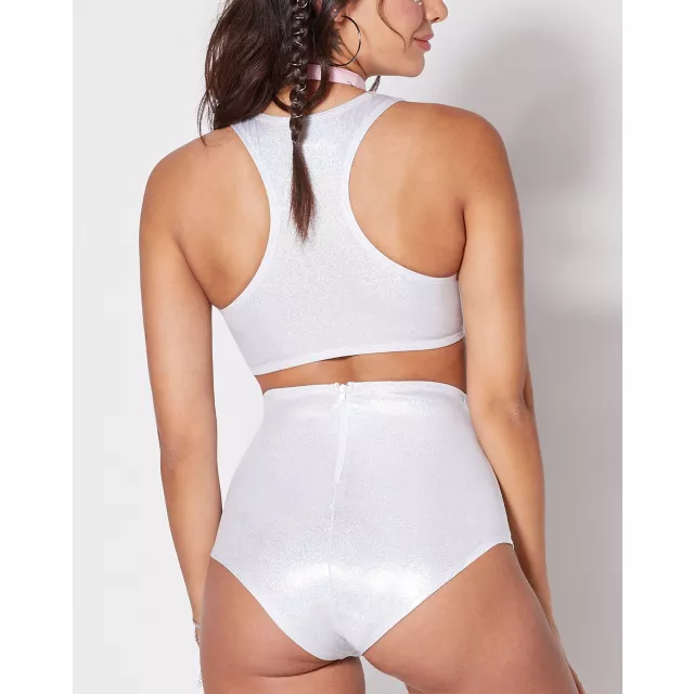 Plus Size Iridescent Undercut Bralette