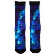 Galaxy Alien Crew Socks at Spencer's