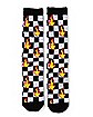 Checkered Flame Crew Socks
