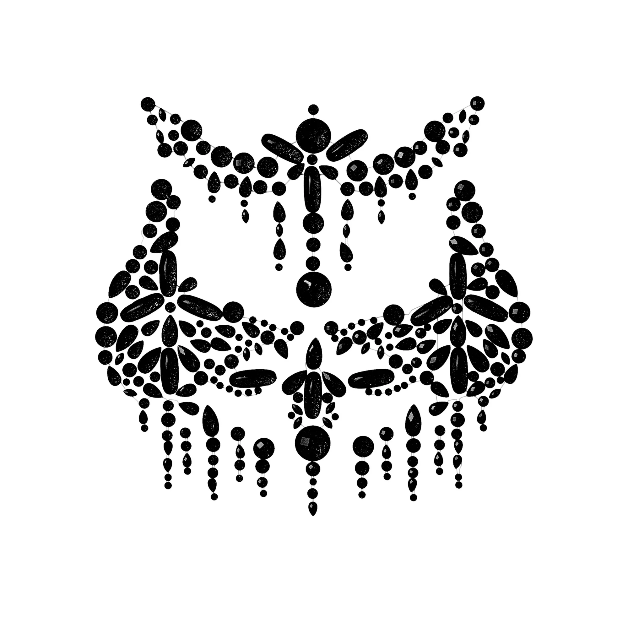 Glitter Crystal Jewel Body Sticker Pasties at Spencer's