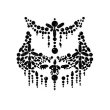 Glitter Crystal Jewel Body Sticker Pasties at Spencer's