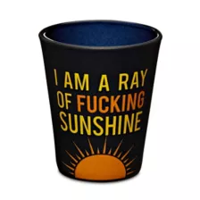 I Am A Ray Of Fucking Sunshine Shot Glass - 2 oz. at Spencer's