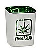 Leaf Vegetarian Shot Glass - 2 oz.