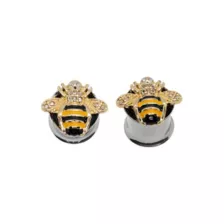 CZ Bumble Bee Plugs at Spencer's