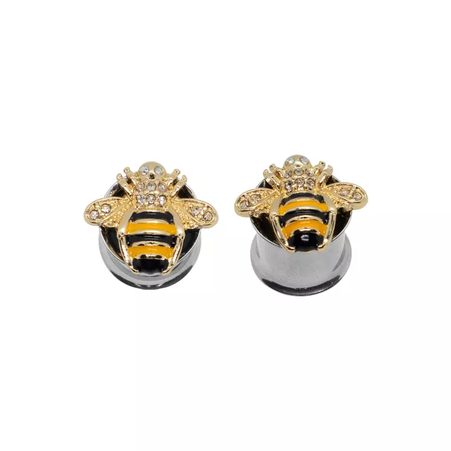 CZ Bumble Bee Plugs at Spencer's