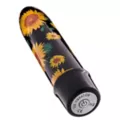 Flower Power 10-Function Sunflower Waterproof Bullet Vibrator 5 Inch - Sexology at Spencer's