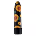 Flower Power 10-Function Sunflower Waterproof Bullet Vibrator 5 Inch - Sexology at Spencer's