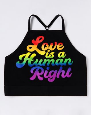 Proud AF Bisexual Crop Top Jersey - Spencer's