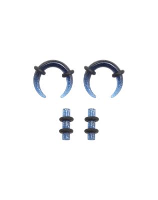 Glitter Pinchers and Plugs - 2 Pair