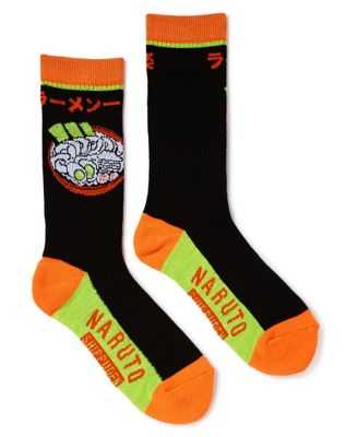 Naruto Ramen Crew Socks - Spencer's