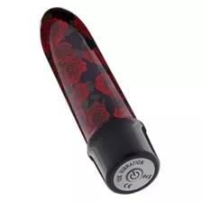 Rosy Glow 10-Function Waterproof Bullet Vibrator 5.3 Inch - Sexology at Spencer's