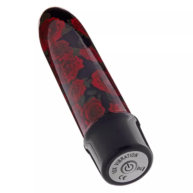 Rosy Glow 10-Function Waterproof Bullet Vibrator 5.3 Inch - Sexology at Spencer's