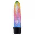 Color Me Happy 10-Function Watercolor Waterproof Bulletproof Vibrator 5 Inch - Sexology at Spencer's