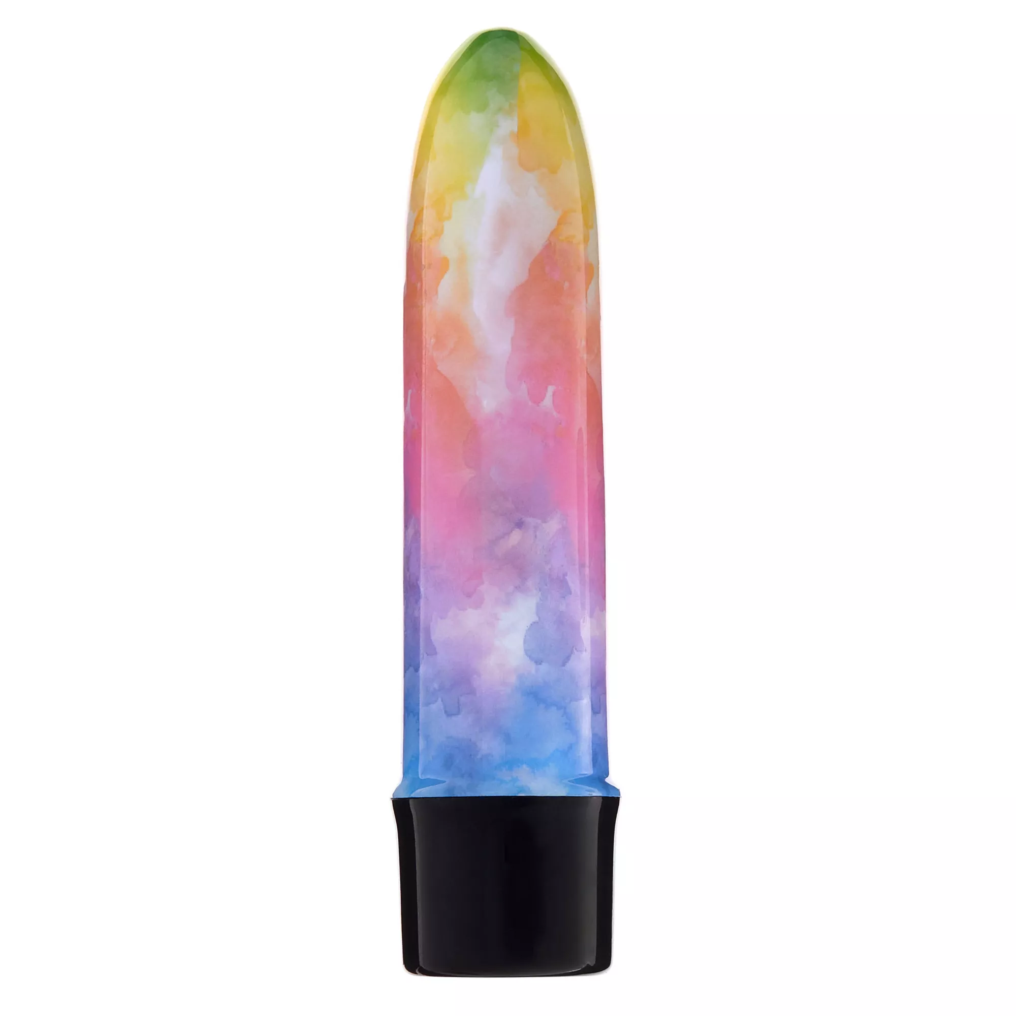Color Me Happy 10-Function Watercolor Waterproof Bulletproof Vibrator 5 Inch - Sexology at Spencer's