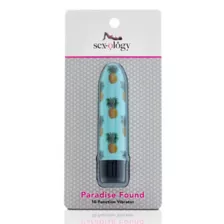 Paradise Found 10-Function Pineapple Waterproof Bullet Vibrator 5 Inch - Sexology at Spencer's