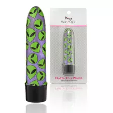 Outta This World 10-Function Alien Waterproof Bullet Vibrator 5 Inch - Sexology at Spencer's