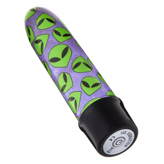 Outta This World 10-Function Alien Waterproof Bullet Vibrator 5 Inch - Sexology at Spencer's