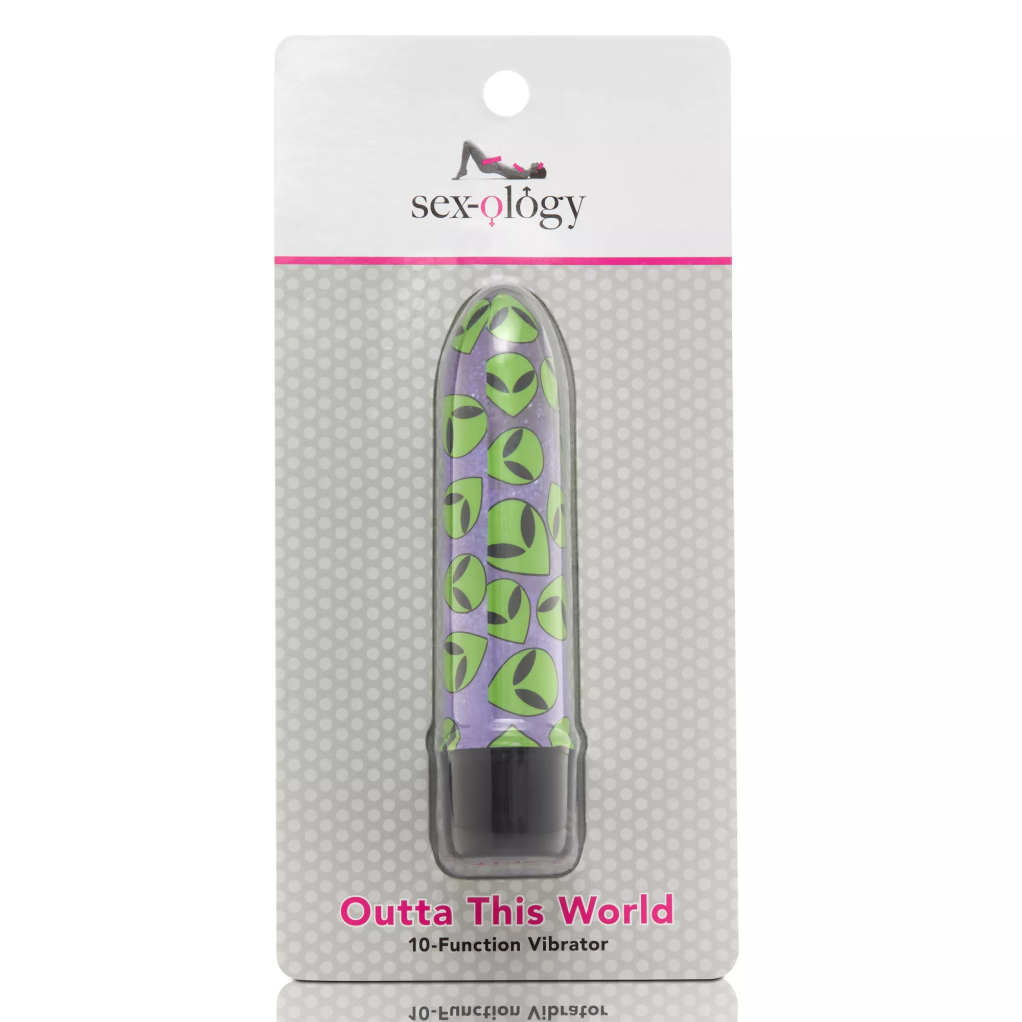 Outta This World 10-Function Alien Waterproof Bullet Vibrator 5 Inch - Sexology at Spencer's