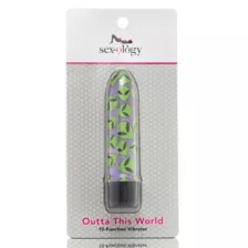 Outta This World 10-Function Alien Waterproof Bullet Vibrator 5 Inch - Sexology at Spencer's