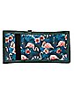 Flamingo Trifold Chain Wallet