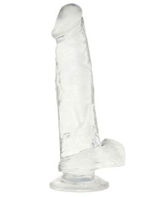 Clearly Hung Suction Cup Dildo 8 Inch - Hott Love Extreme