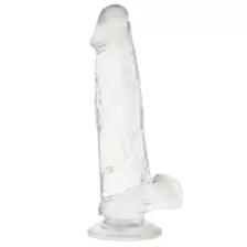 Clearly Hung Suction Cup Dildo 8 Inch - Hott Love Extreme at Spencer's