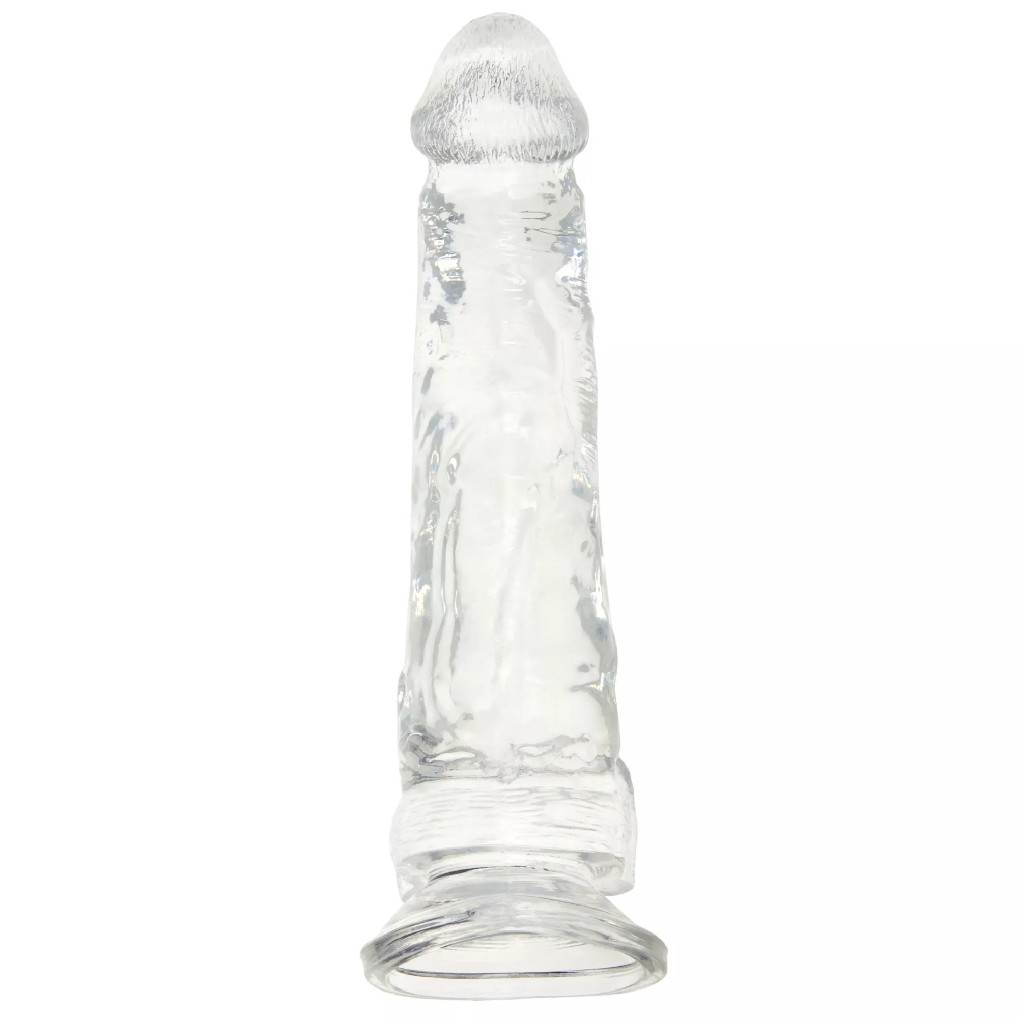 Clearly Hung Suction Cup Dildo 8 Inch - Hott Love Extreme at Spencer's