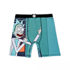 Rick and Morty Middle Finger Boxer Briefs at Spencer's