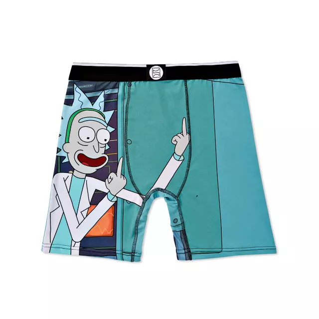 Rick and Morty Middle Finger Boxer Briefs at Spencer's