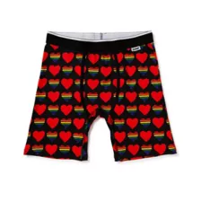 Rainbow Heart Boxer Briefs at Spencer's