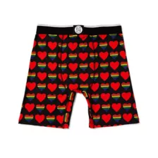 Rainbow Heart Boxer Briefs at Spencer's