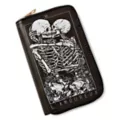 Kissing Skeletons Zip Wallet at Spencer's