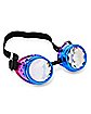 Blue and Pink Kaleidoscope Goggles