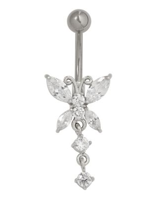 Butterfly hot sale belly piercing