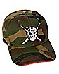 Camo Jason Voorhees Snapback Hat - Friday the 13th