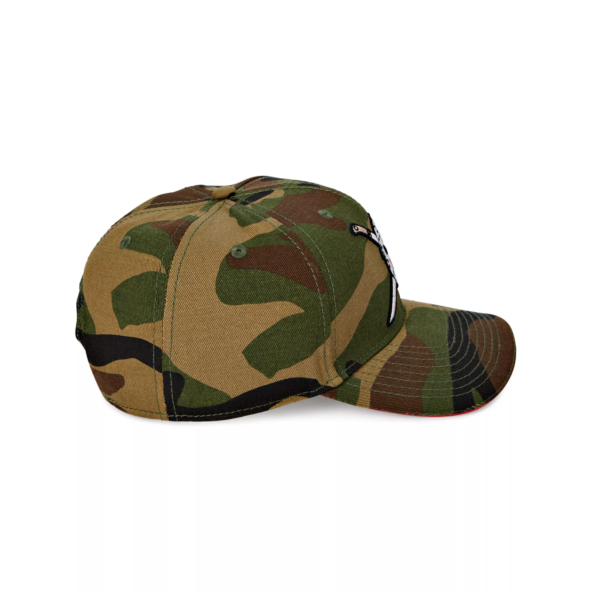 Camo Jason Voorhees Snapback Hat - Friday the 13th at Spencer's