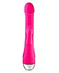 Hot Pursuit Pink Suction Rechargeable Warming Rabbit Vibrator 9 Inch  - Hott Love Extreme