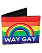 Rainbow Way Gay Bifold Wallet