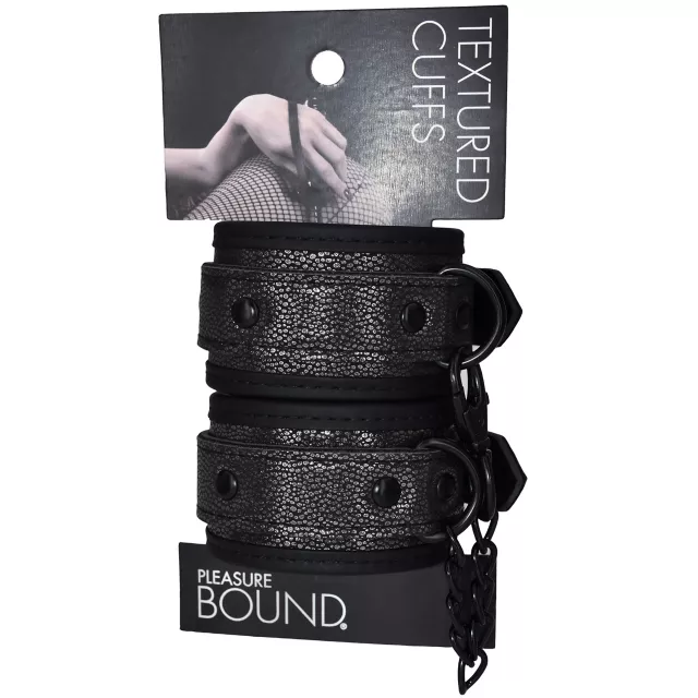 Textured Bondage Handcuffs - Pleasure Bound at Spencer's