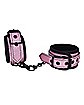 Pink Glitter Handcuffs - Pleasure Bound