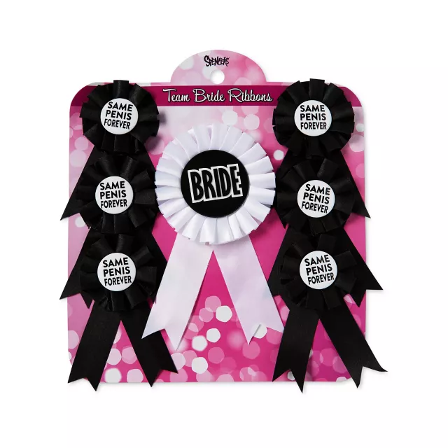 Team Bride Ribbons - 7 Pack at Spencer's