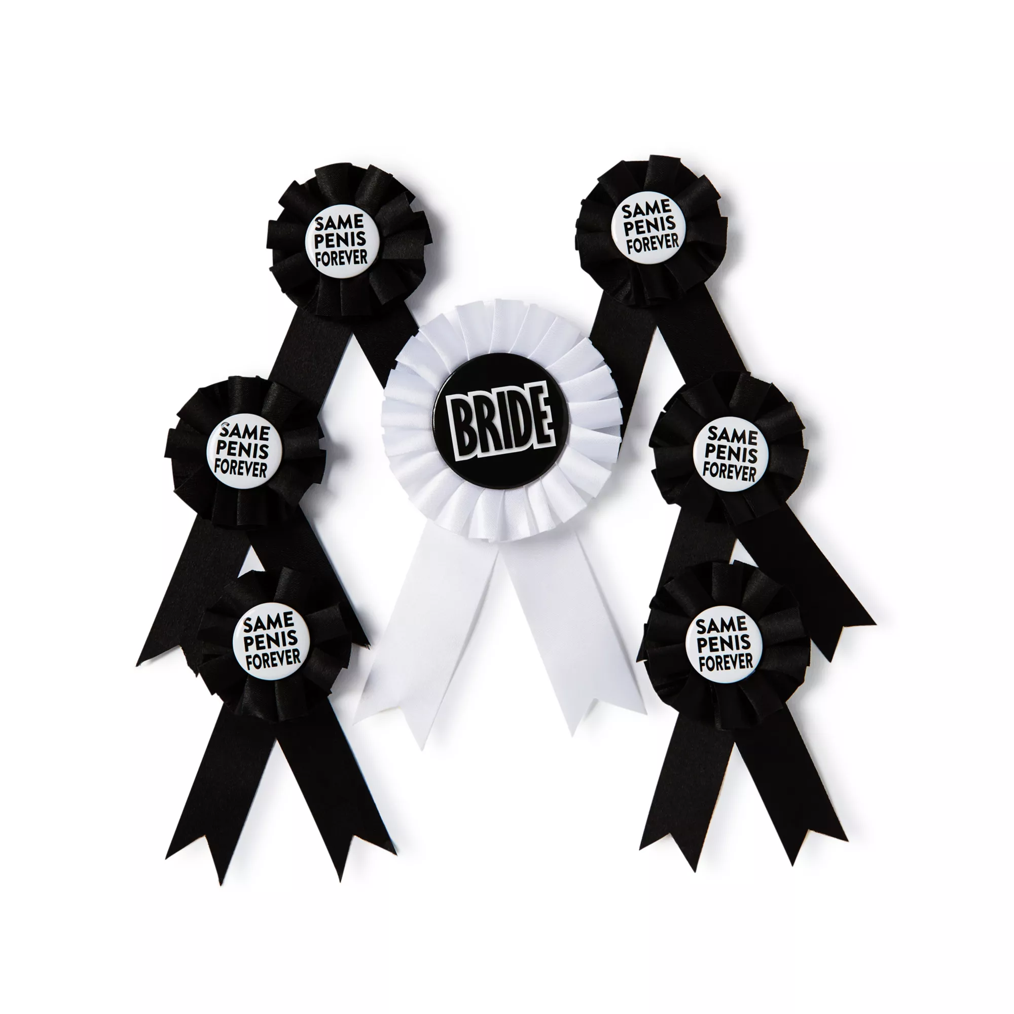 Team Bride Ribbons - 7 Pack at Spencer's