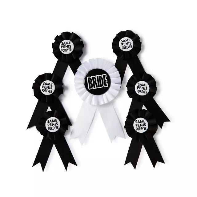 Team Bride Ribbons - 7 Pack at Spencer's