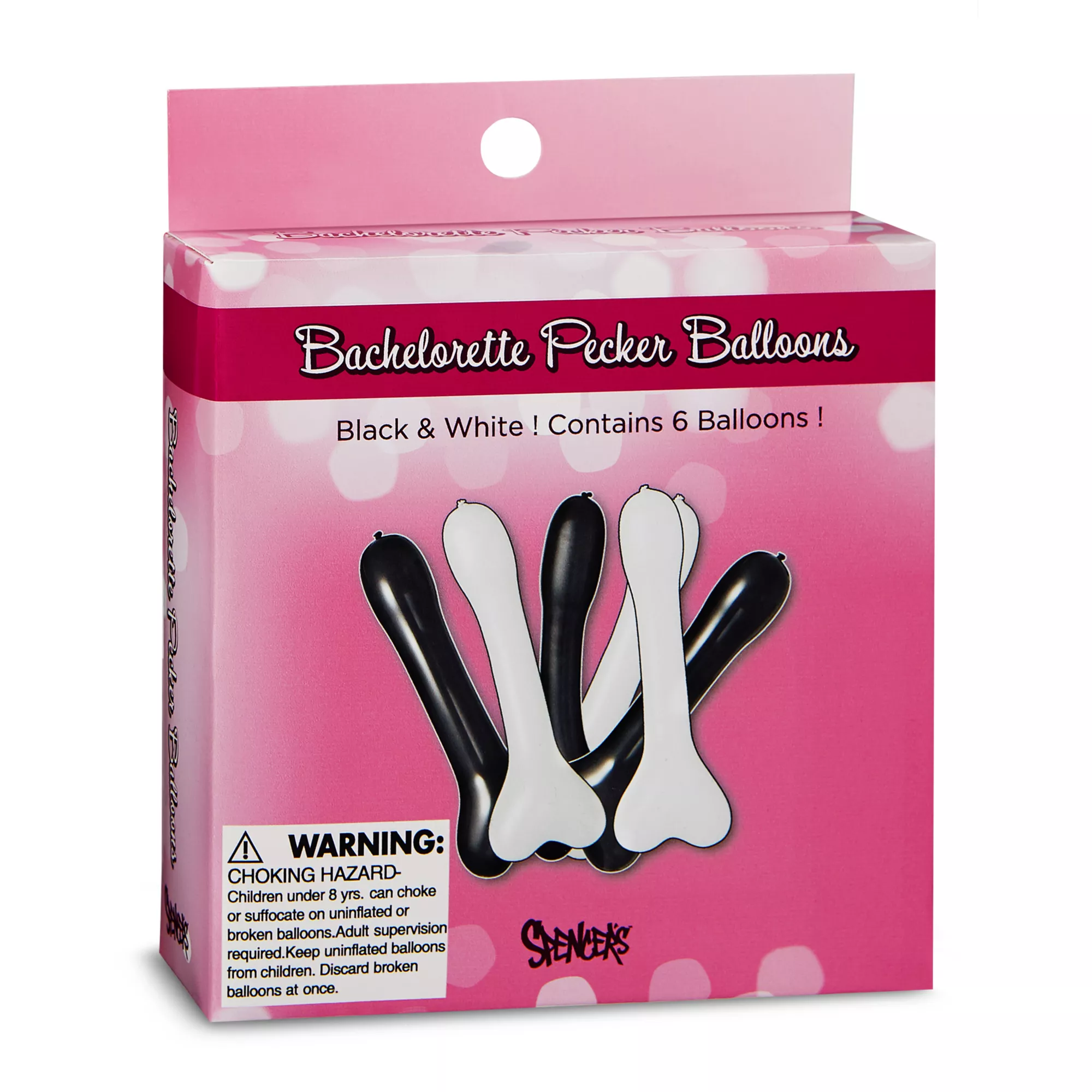 Bachelorette Pecker Balloons at Spencer's
