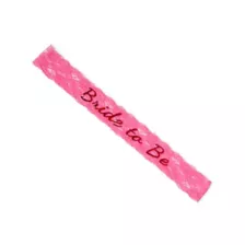 Pink Bride To Be Lace Sash at Spencer's