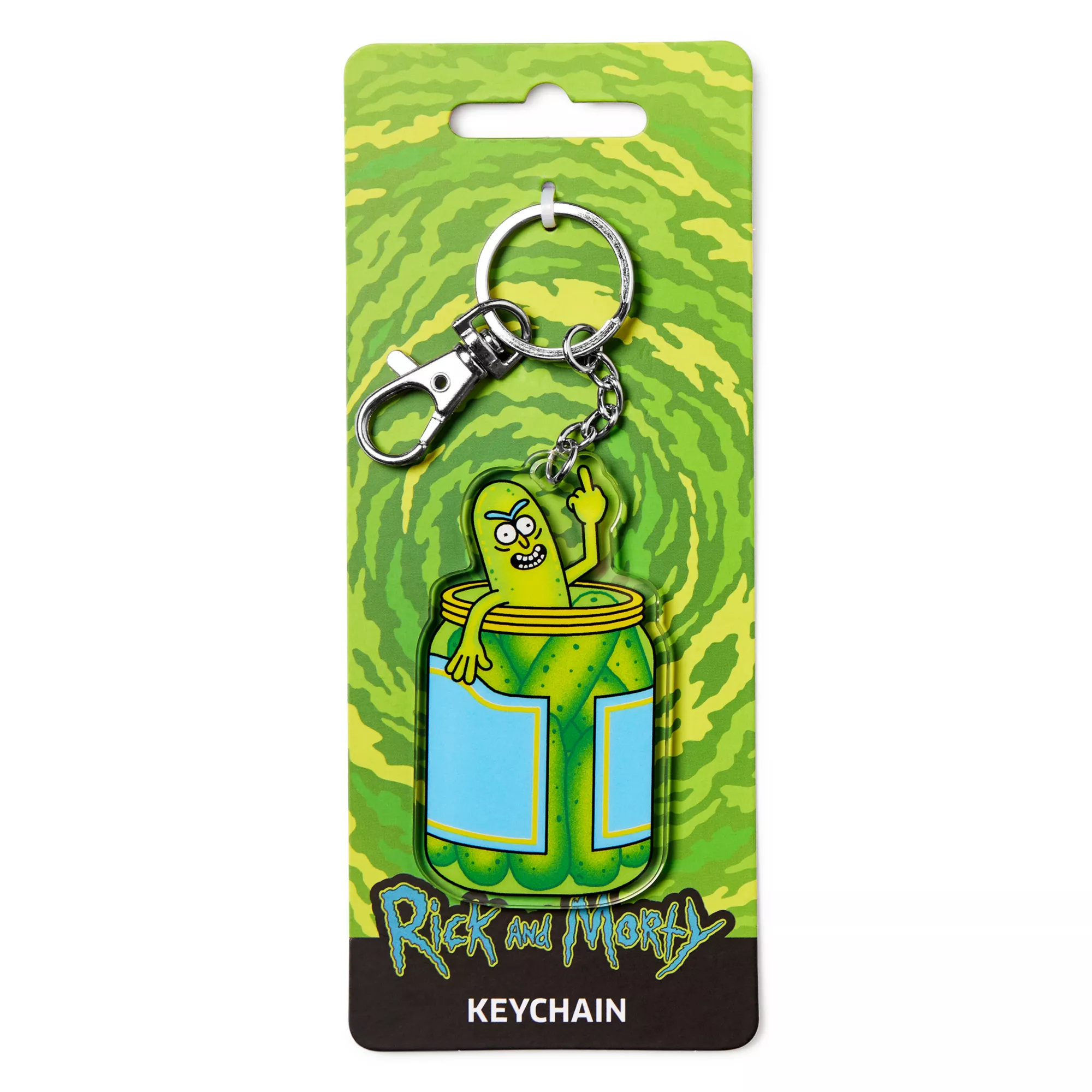 Pickle Rick Keychain - Rick and Morty at Spencer's