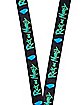 3D Rubber Charm Lanyard - Rick and Morty