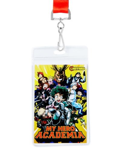 Red My Hero Academia Lanyard